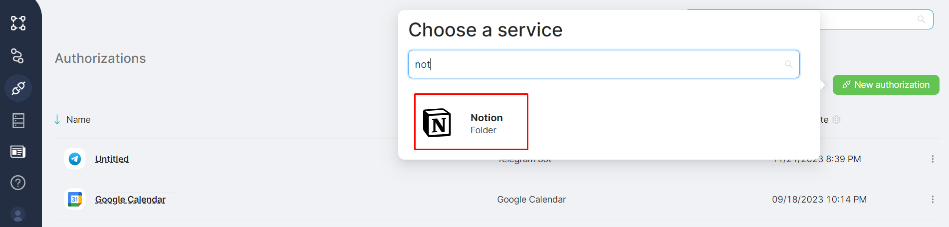 Choose Notion