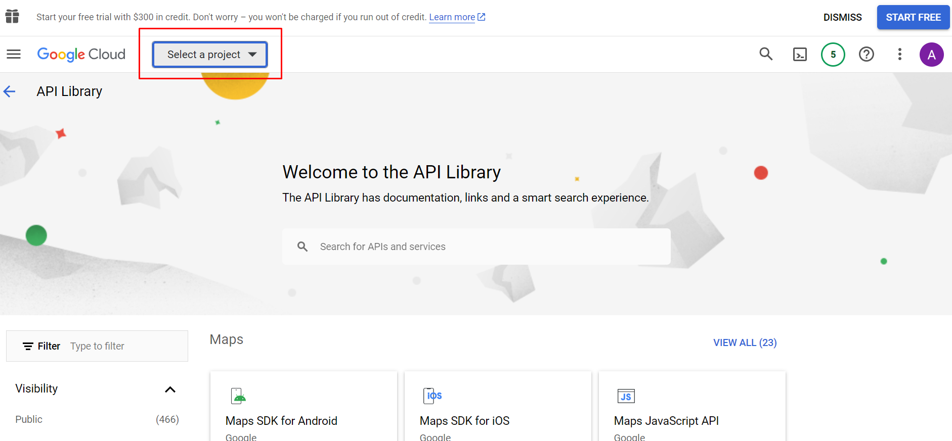 API library