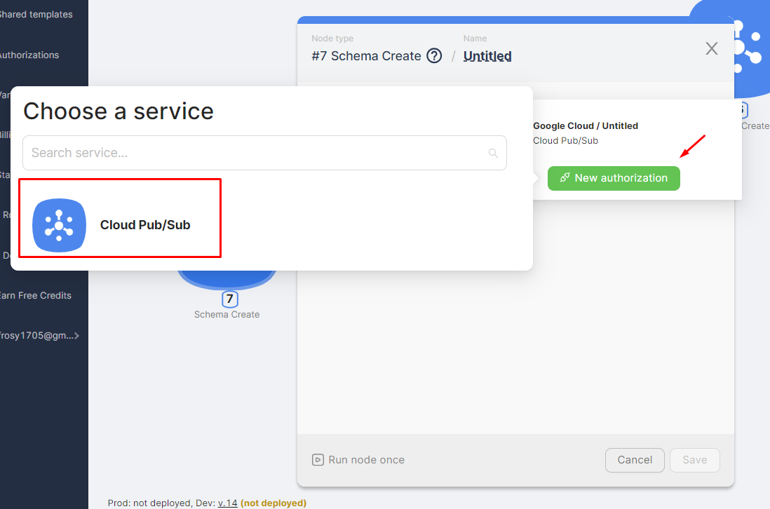 Choose Cloud Pub/Sub