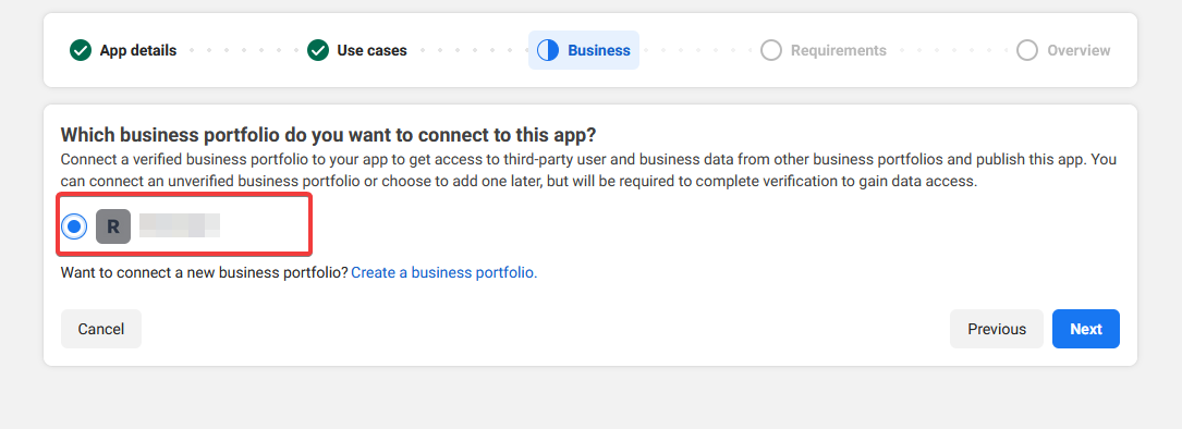 Meta for Developers — шаг 4