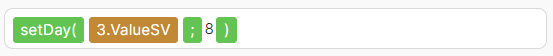 setDay число