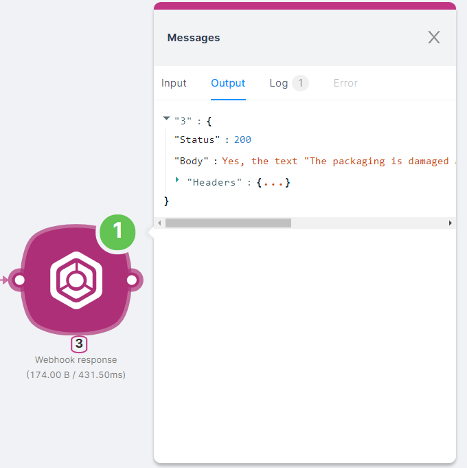 Результат анализа