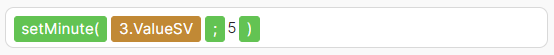 setMinute